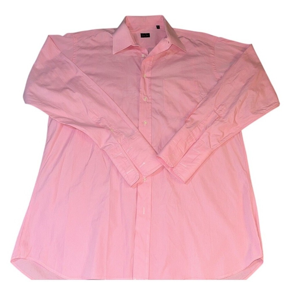 Gitman Bros Pink Gingham Button-Down Shirt Men's 16.5/34 Made In USA